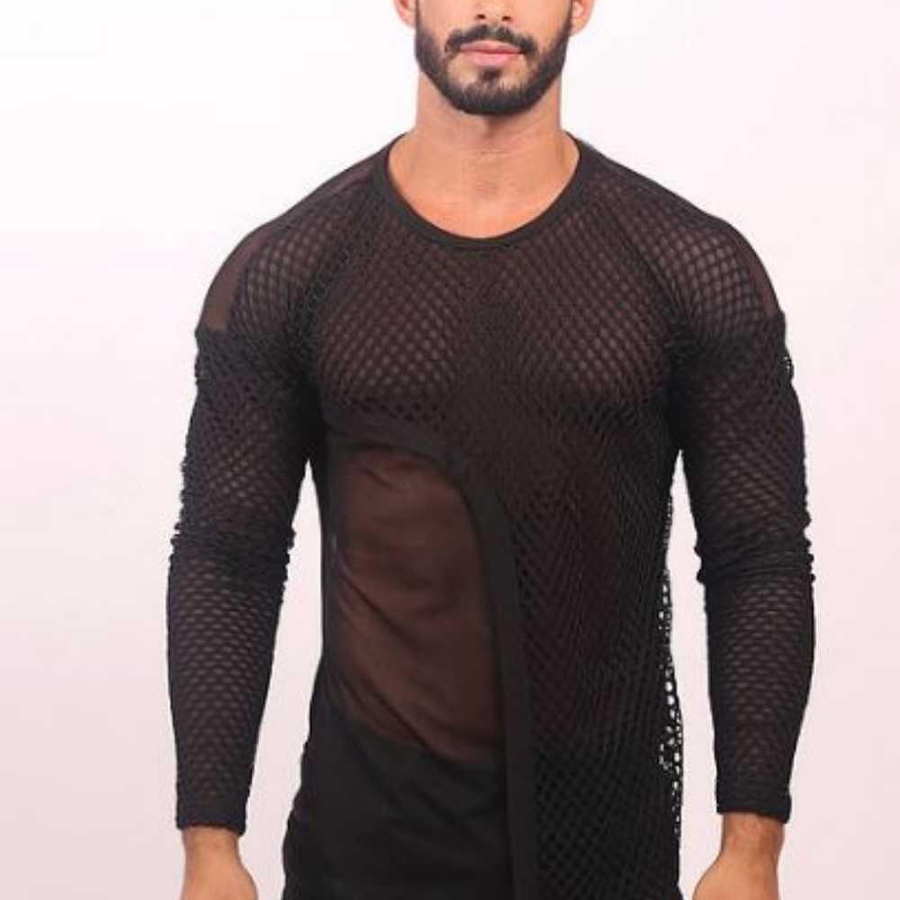 Overlay Mesh Top - Picture 2 of 2